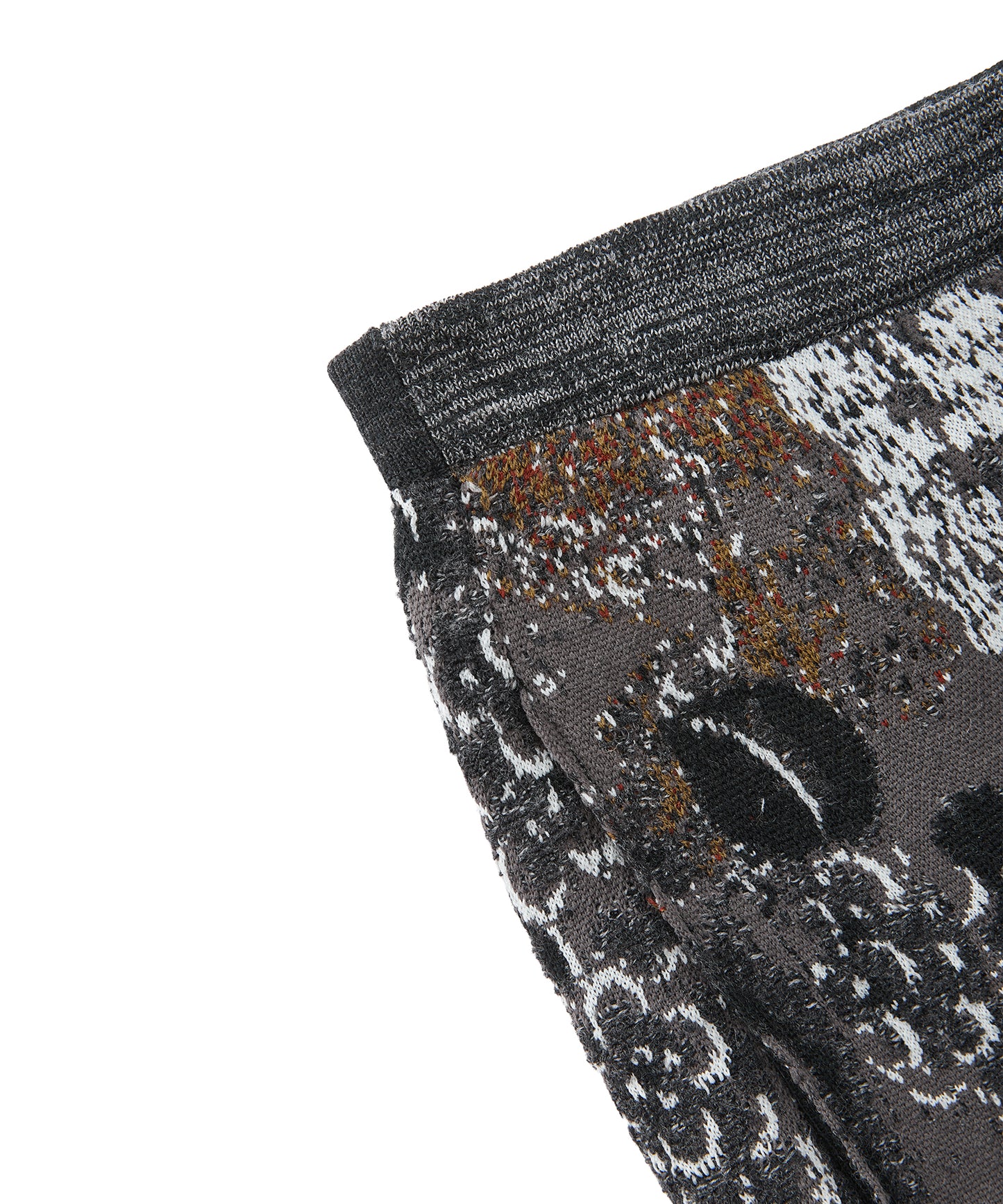 Oriental Jacquard Knit Trousers