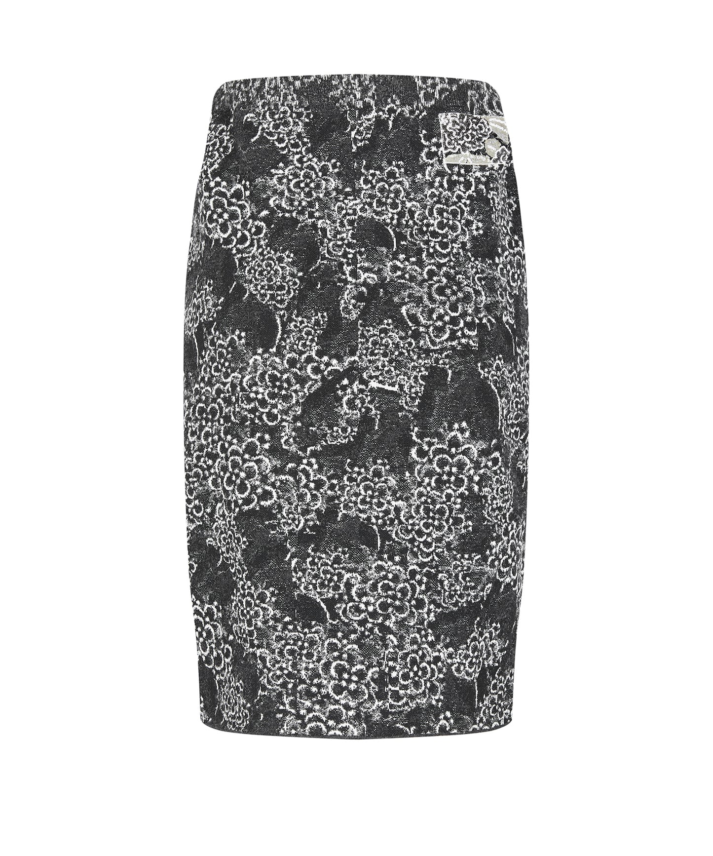Osmanthus Jacquard Knit Skirt