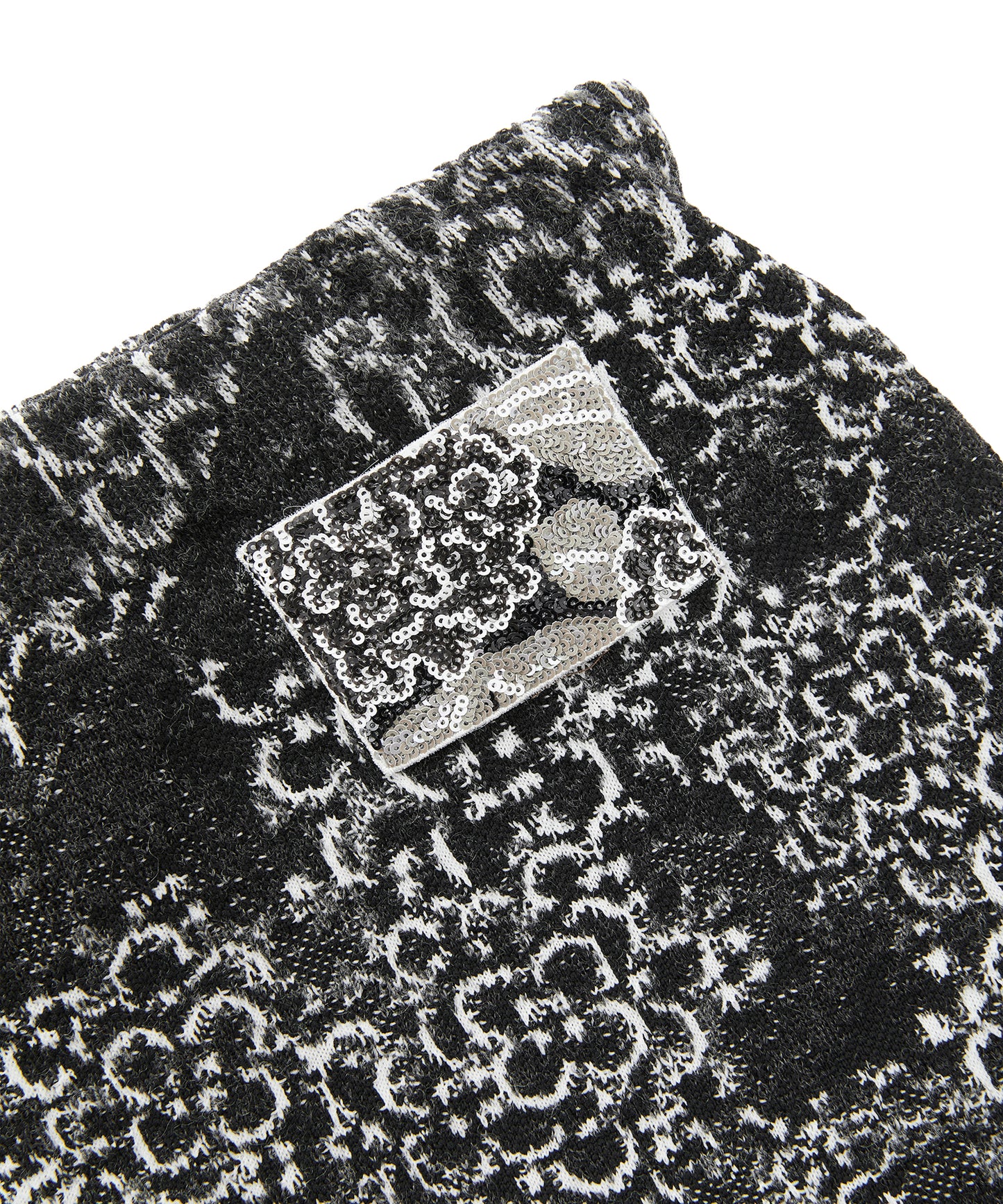 Osmanthus Jacquard Knit Skirt