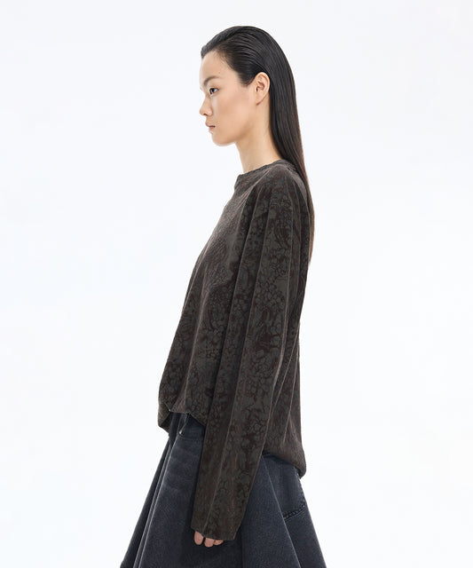 Kew Meadow Print Top