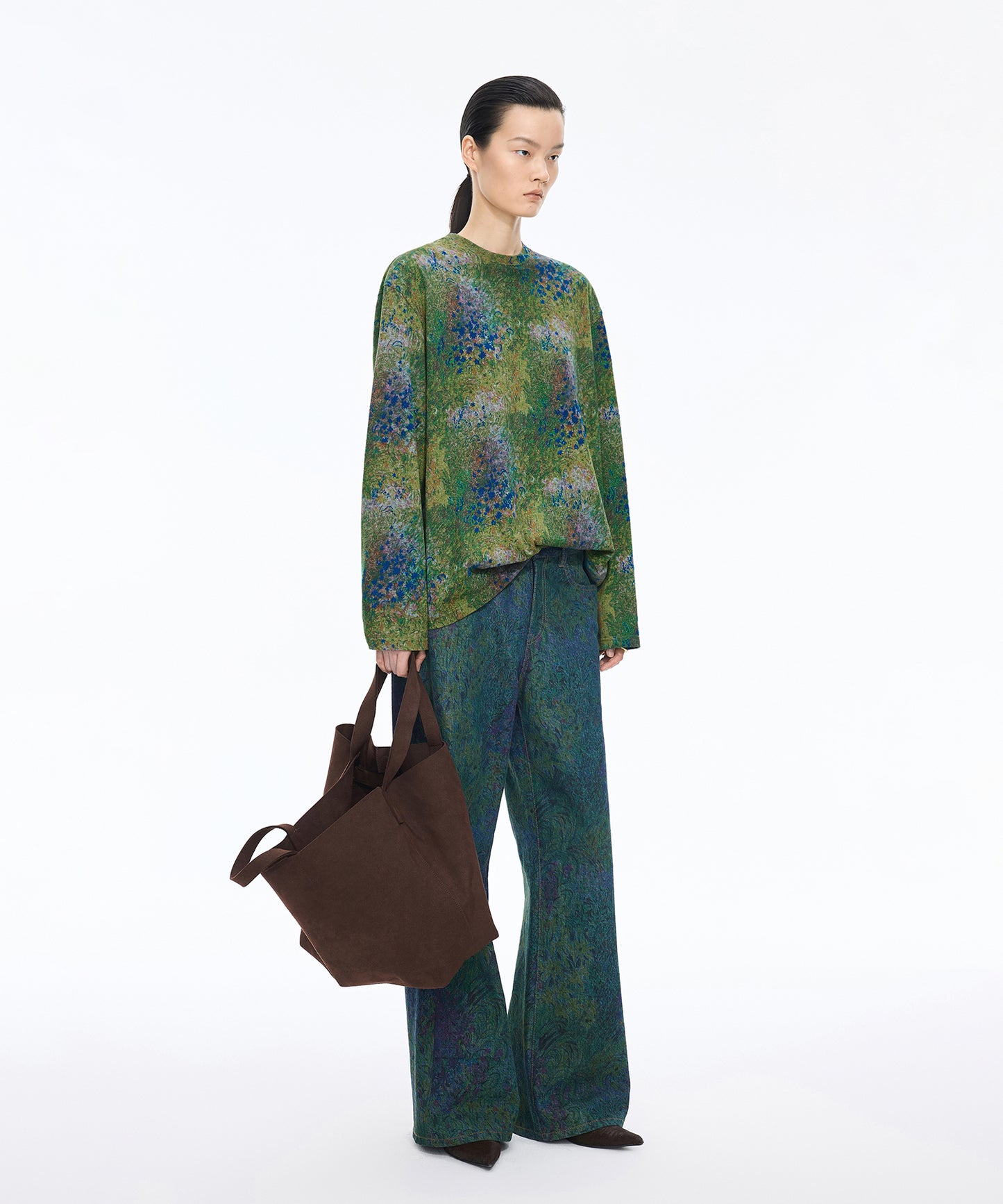 Kew Meadow Print Top