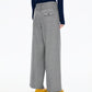 Double-waist Wool Trousers