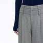 Double-waist Wool Trousers