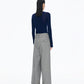 Double-waist Wool Trousers
