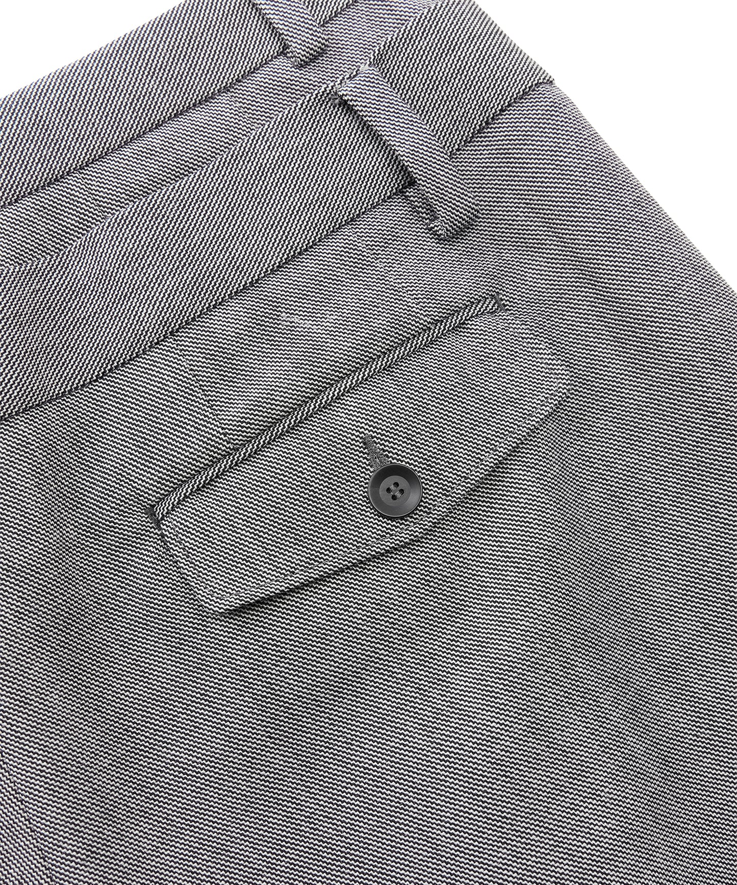 Double-waist Wool Trousers