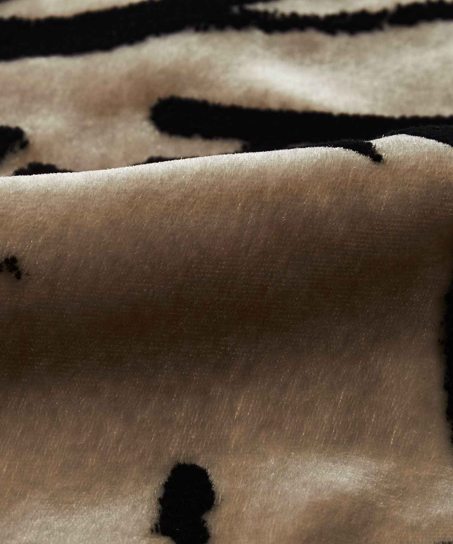 Velour Flocked Floral Skirt