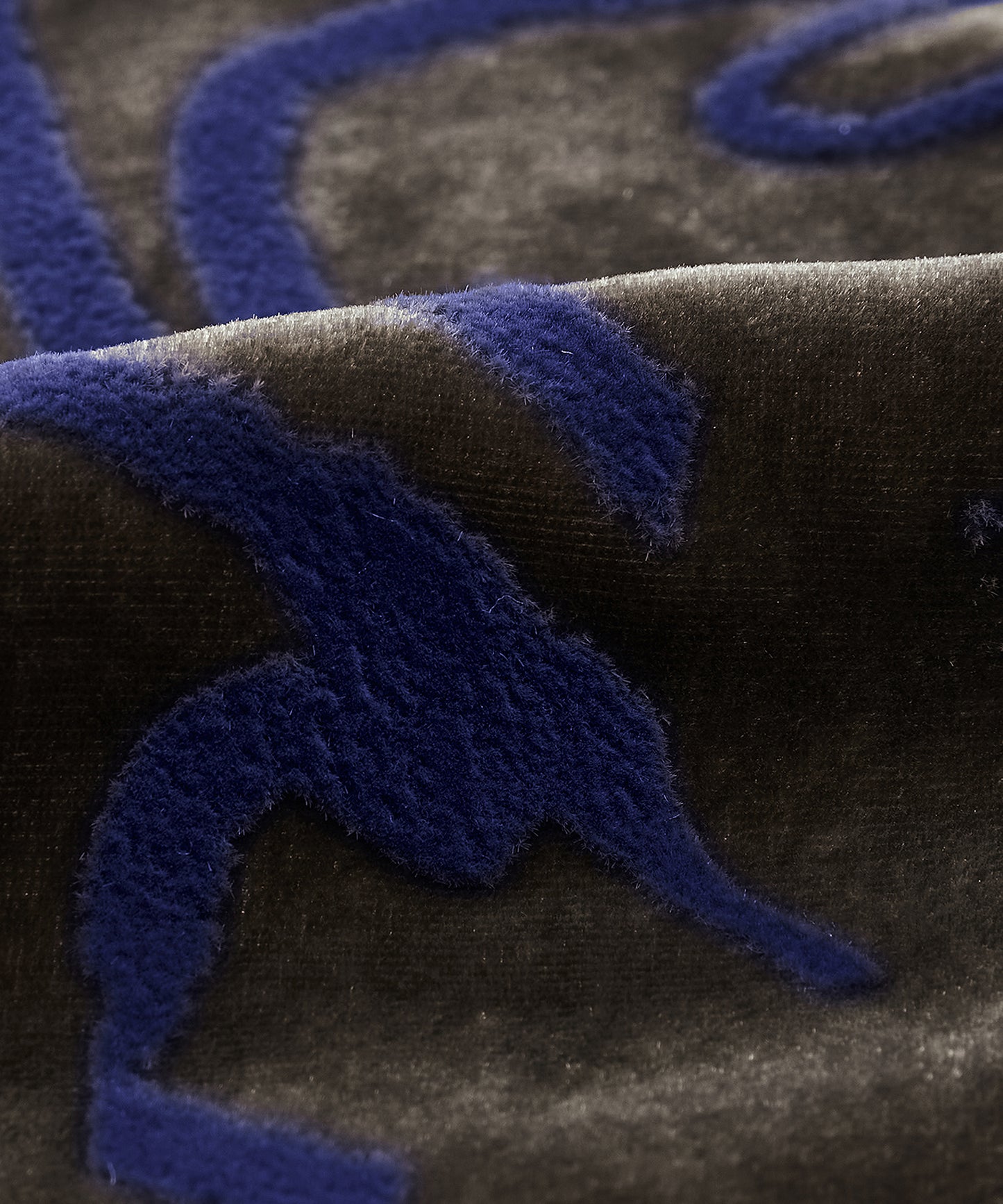 Velour Flocked Floral Skirt