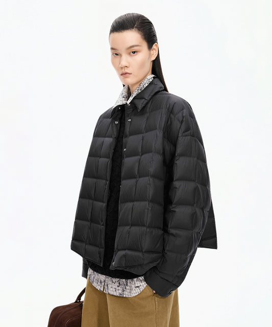 Oversized Quilted Down Jacket
