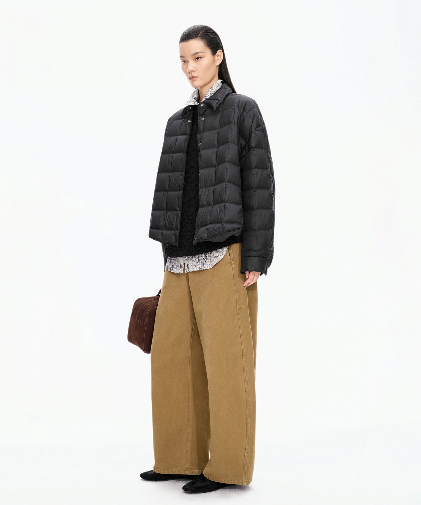 Oversized Quilted Down Jacket