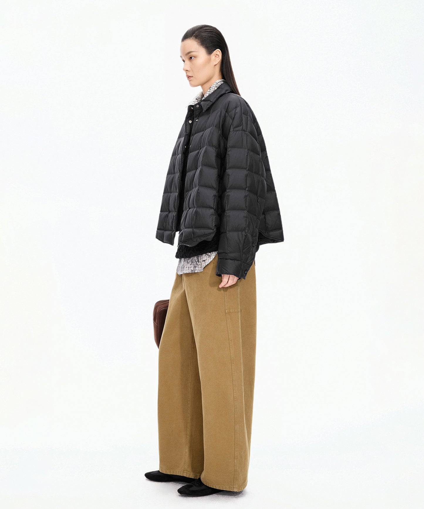 Oversized Quilted Down Jacket
