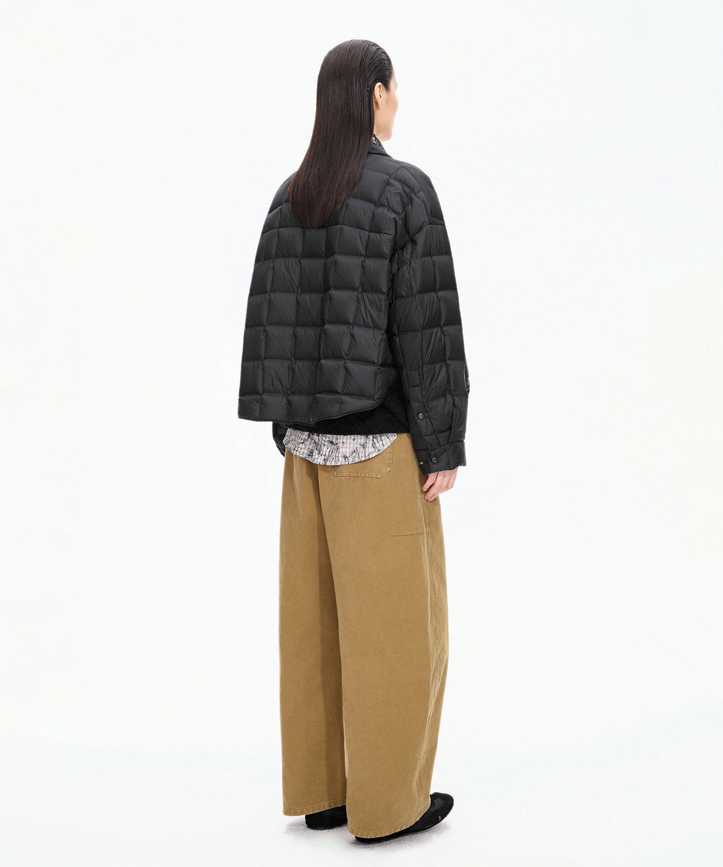 Oversized Quilted Down Jacket