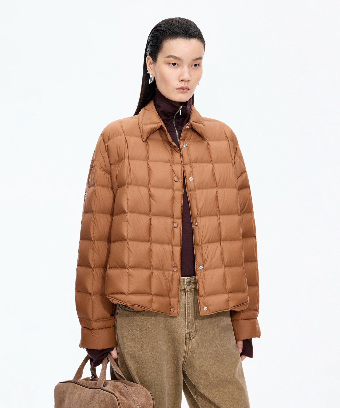 Oversized Quilted Down Jacket