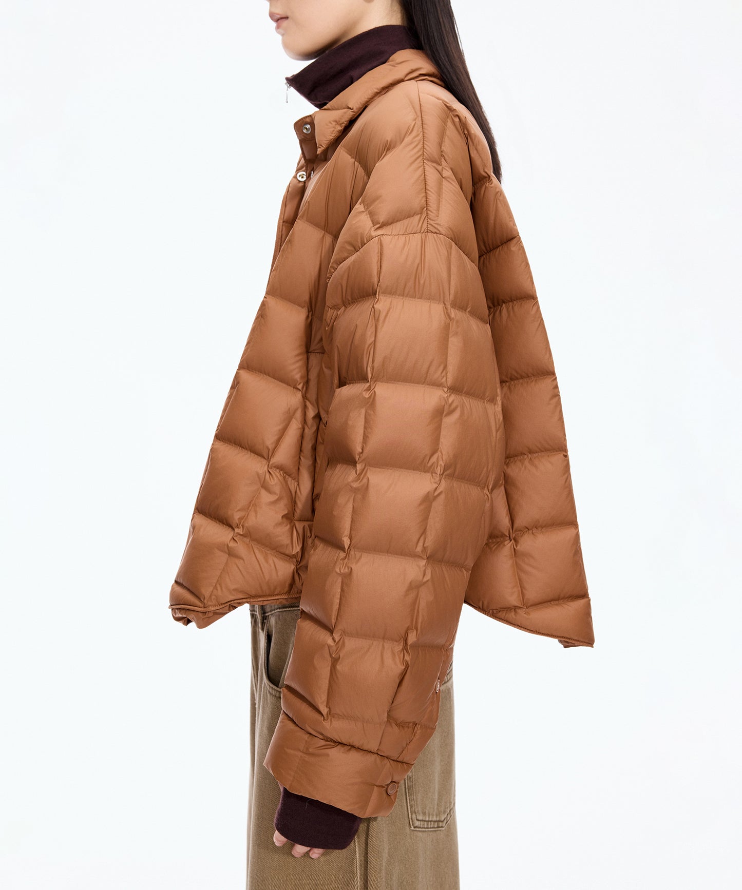 Oversized Quilted Down Jacket