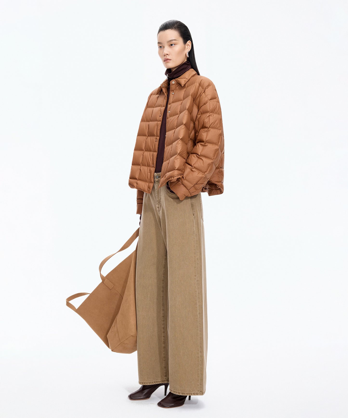 Oversized Quilted Down Jacket
