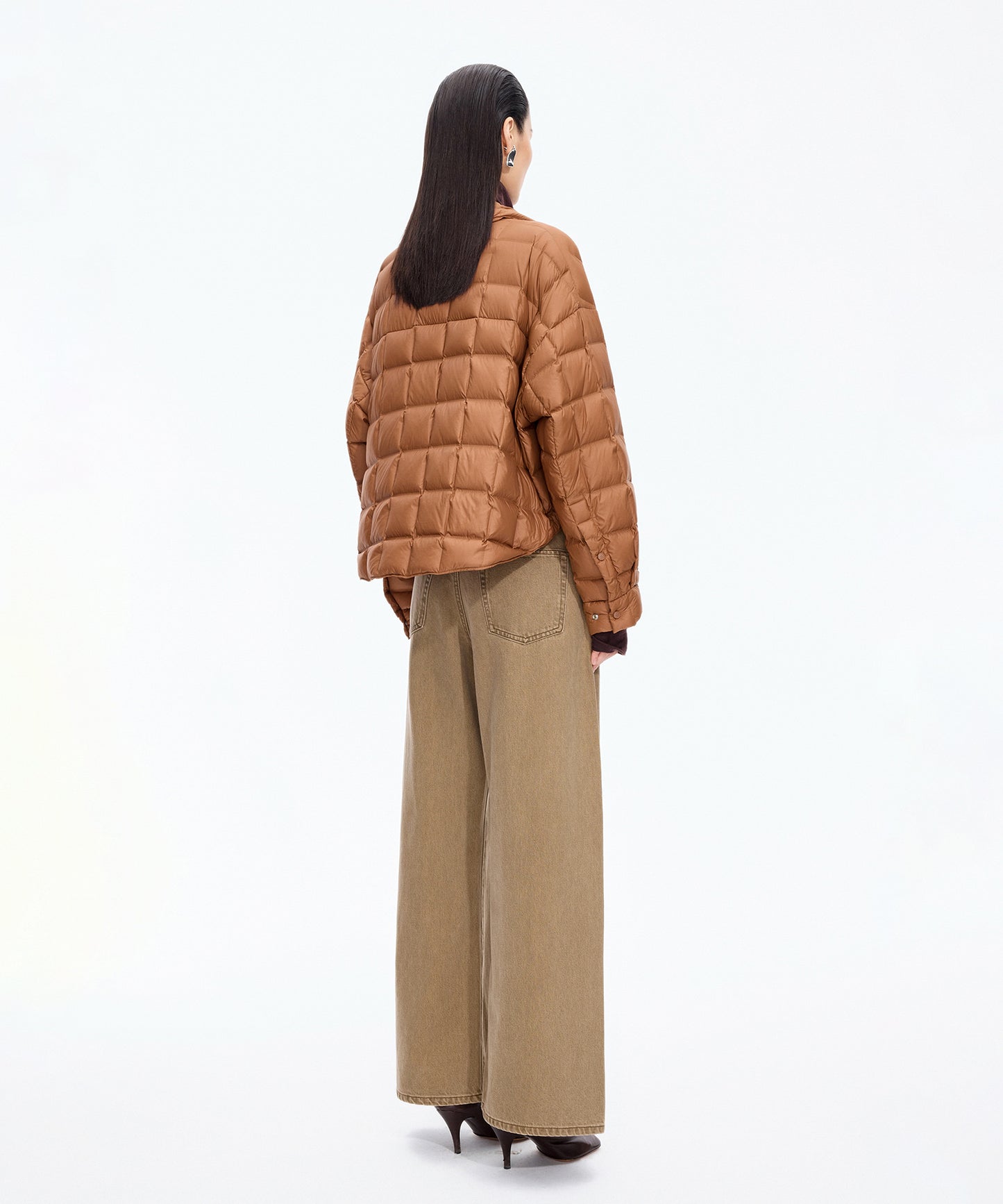 Oversized Quilted Down Jacket