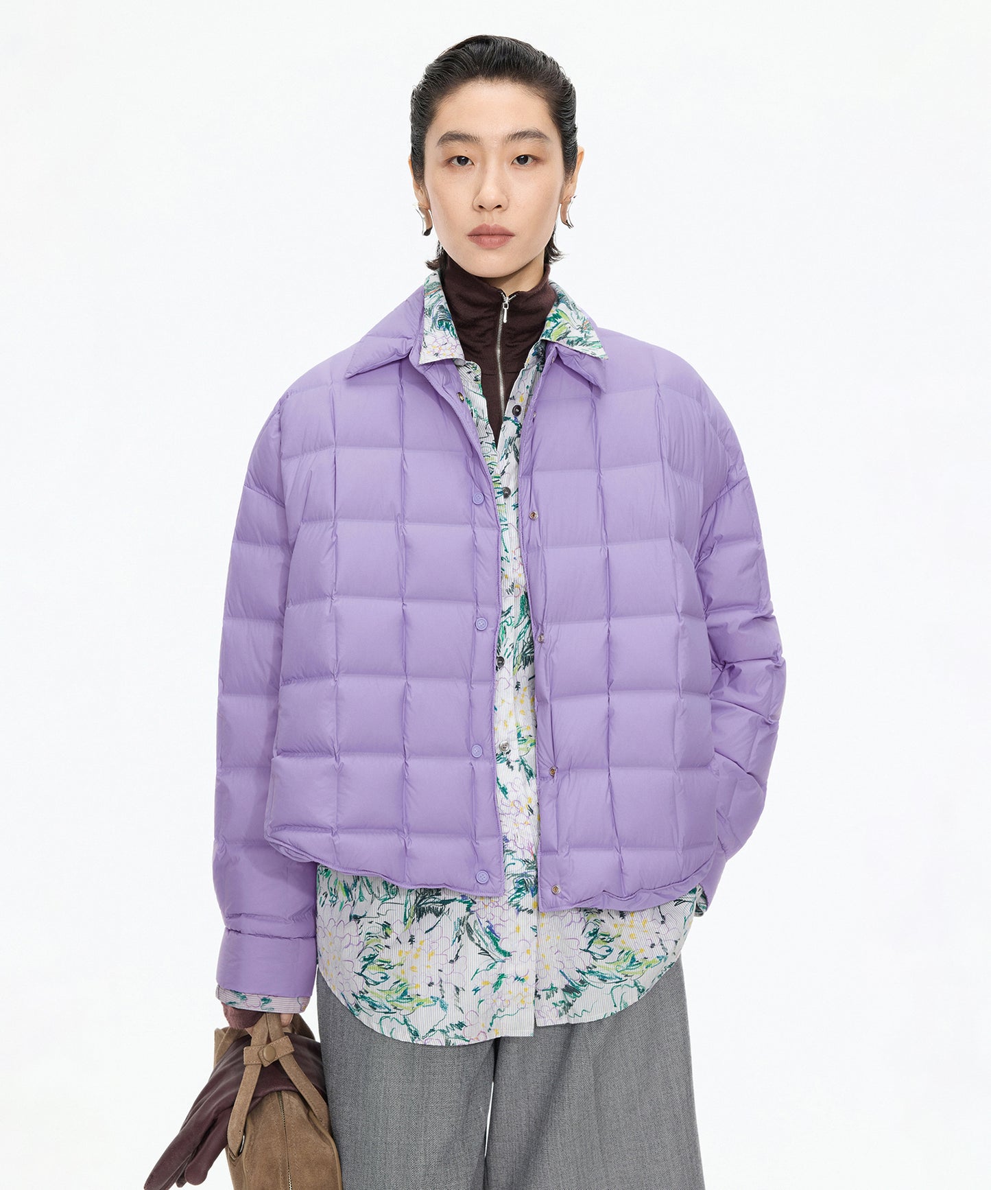 Oversized Quilted Down Jacket