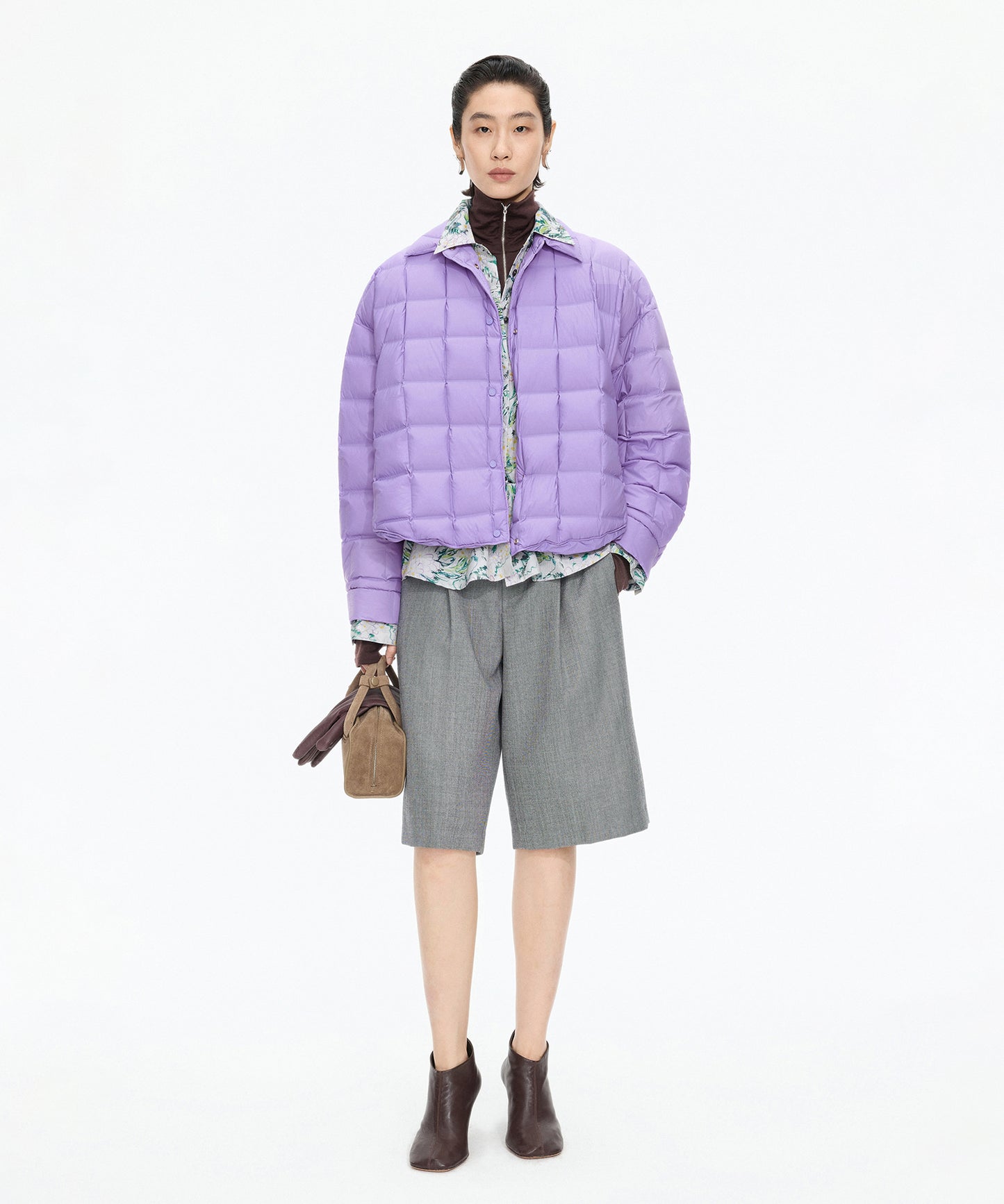 Oversized Quilted Down Jacket