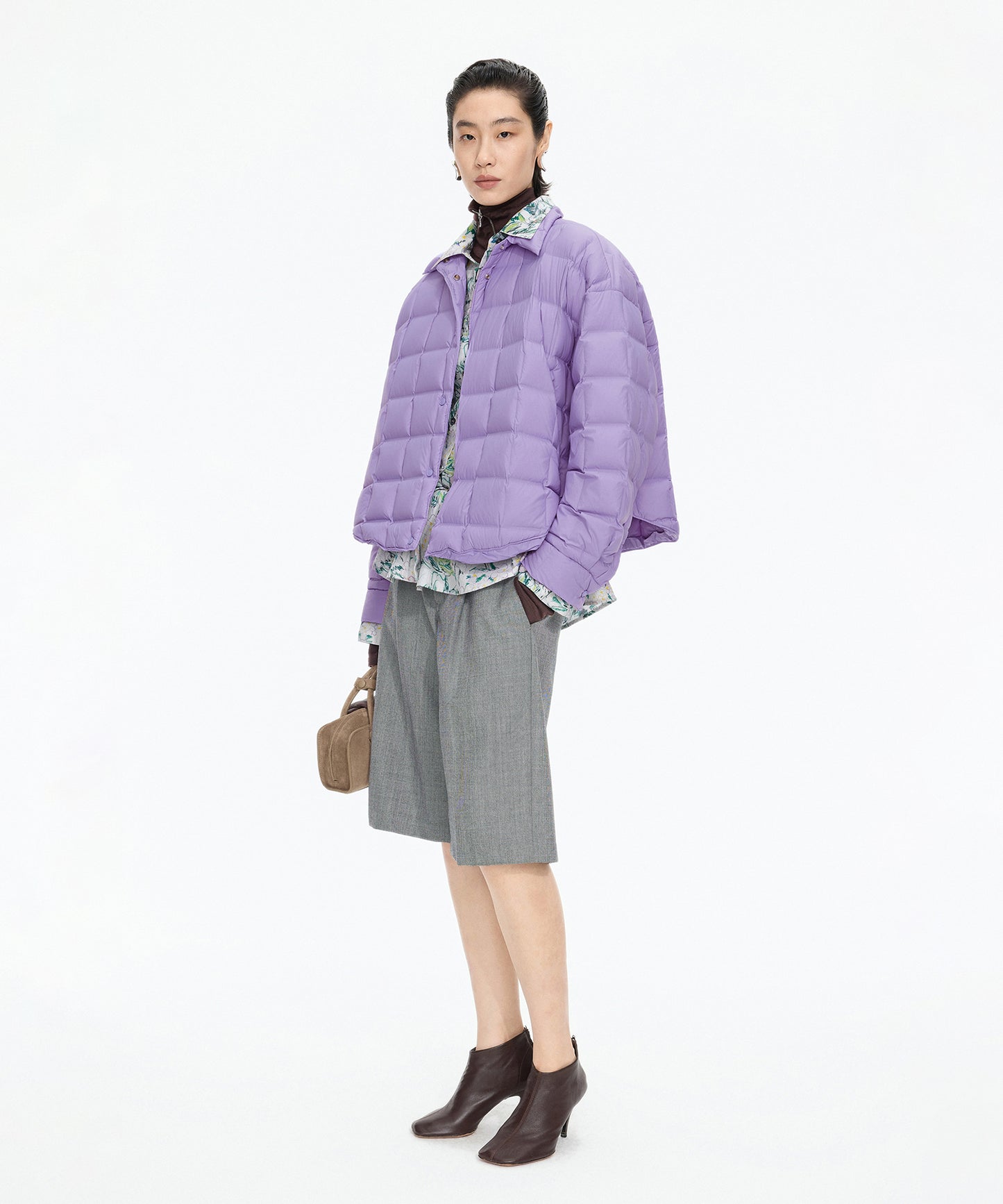 Oversized Quilted Down Jacket