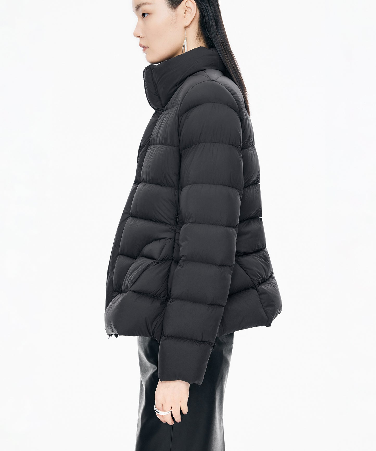 Peplum Down Jacket