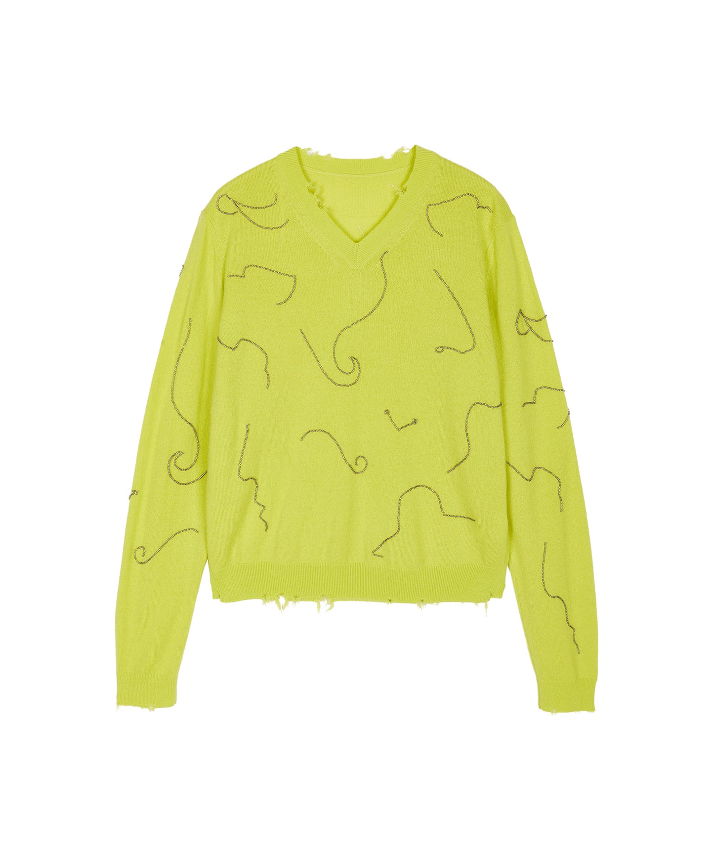 Embroidered Sequin Sweater