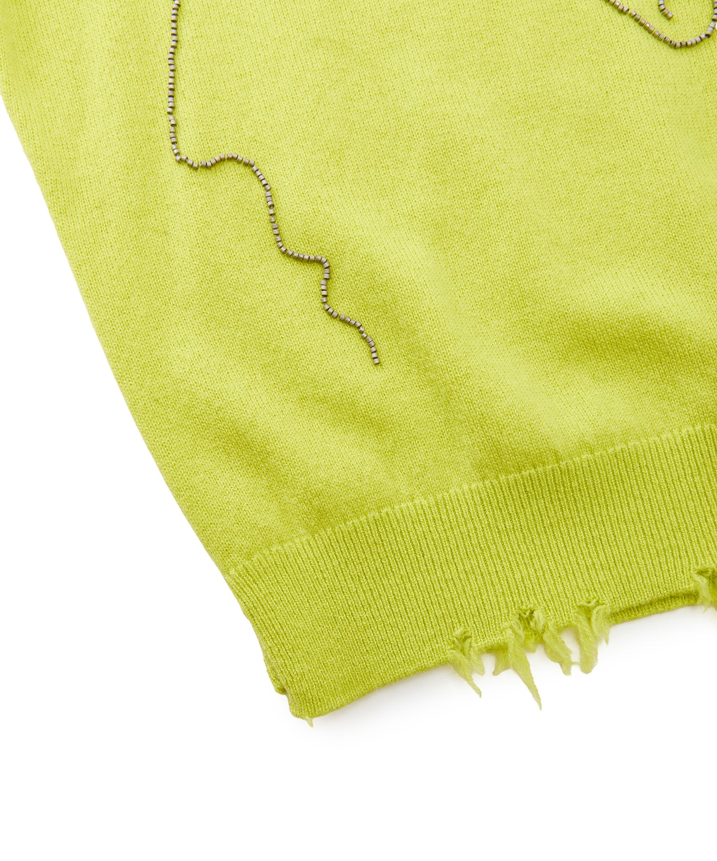 Embroidered Sequin Sweater