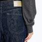 Hydrangea Flock Trace Denim