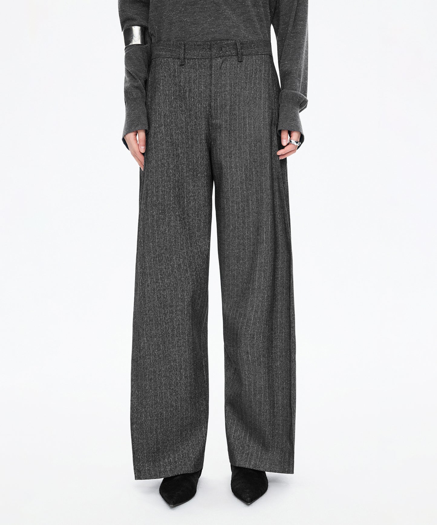 Elegant Stripe Trousers