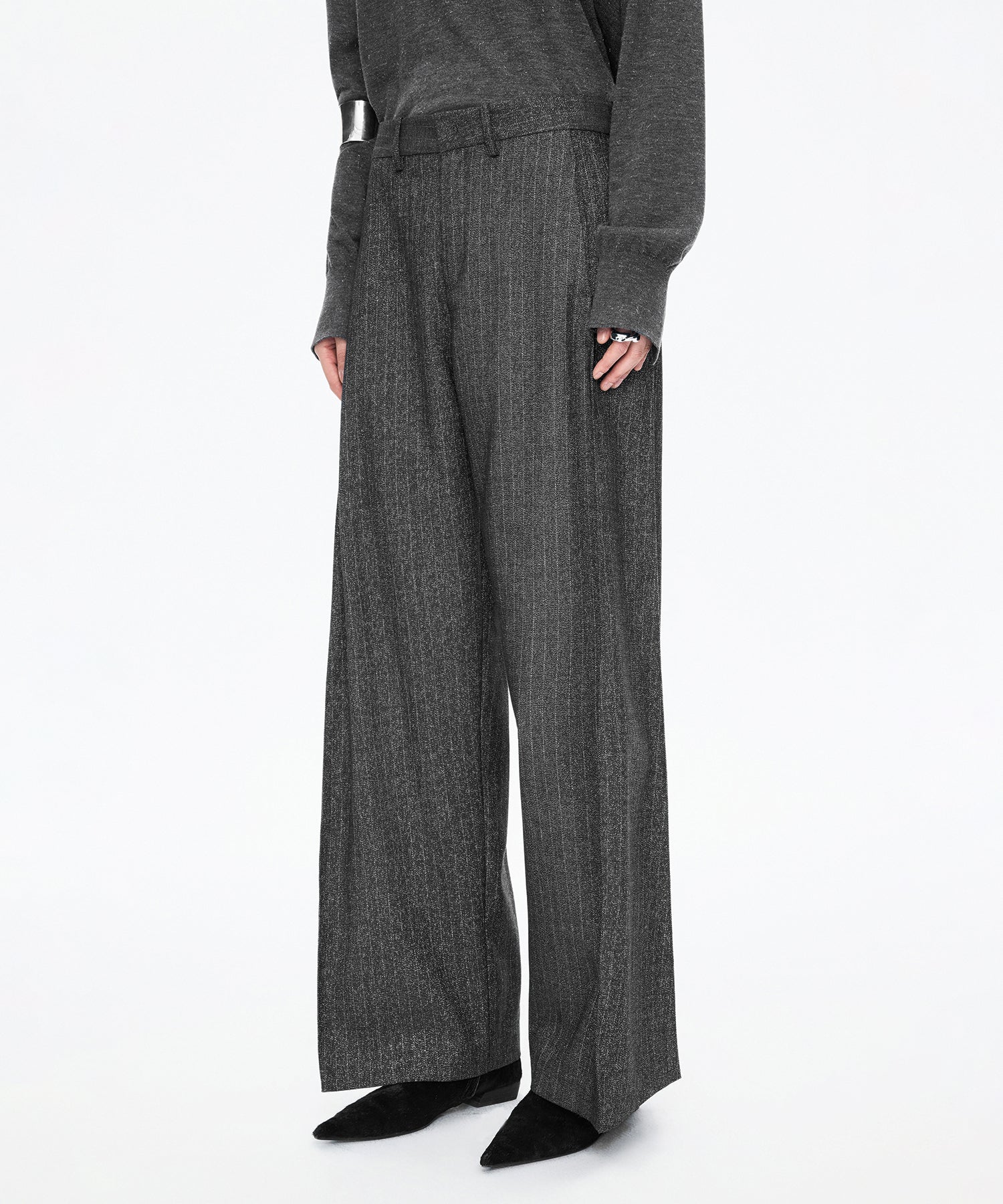 Elegant Stripe Trousers