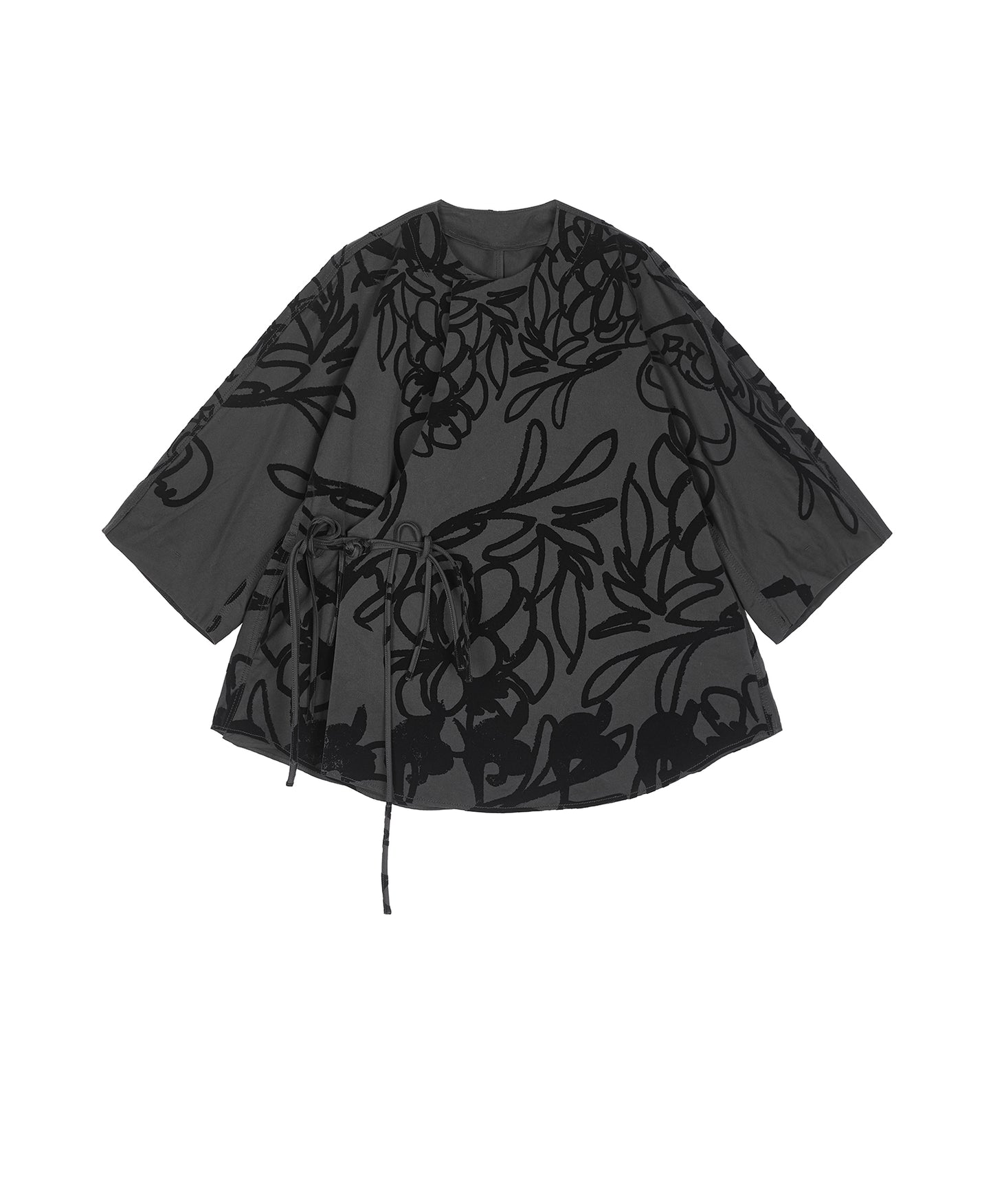 Flocked Floral Jacket