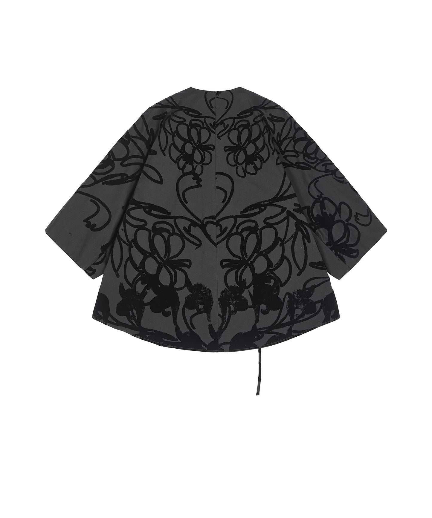 Flocked Floral Jacket