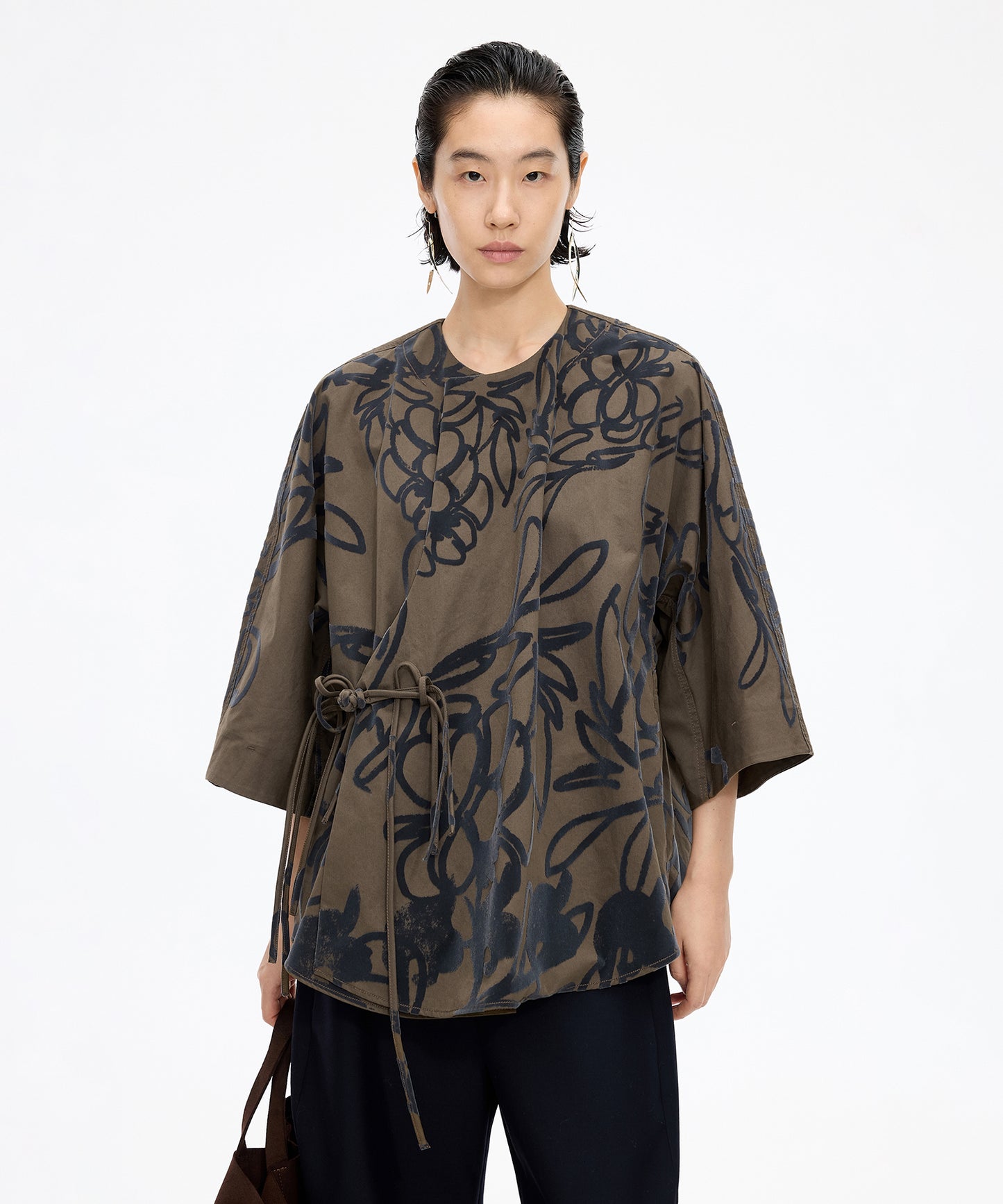 Flocked Floral Jacket