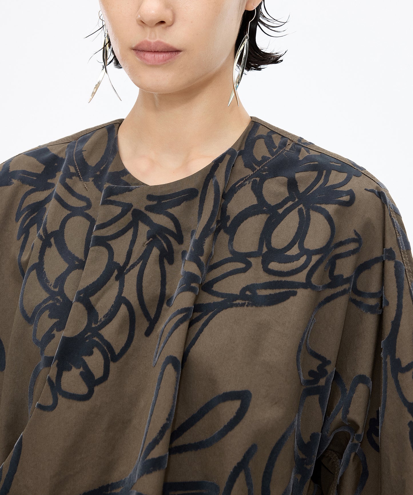 Flocked Floral Jacket