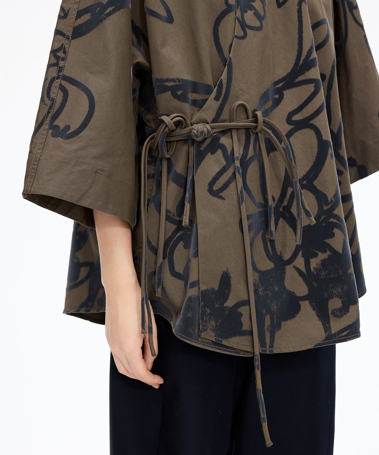 Flocked Floral Jacket