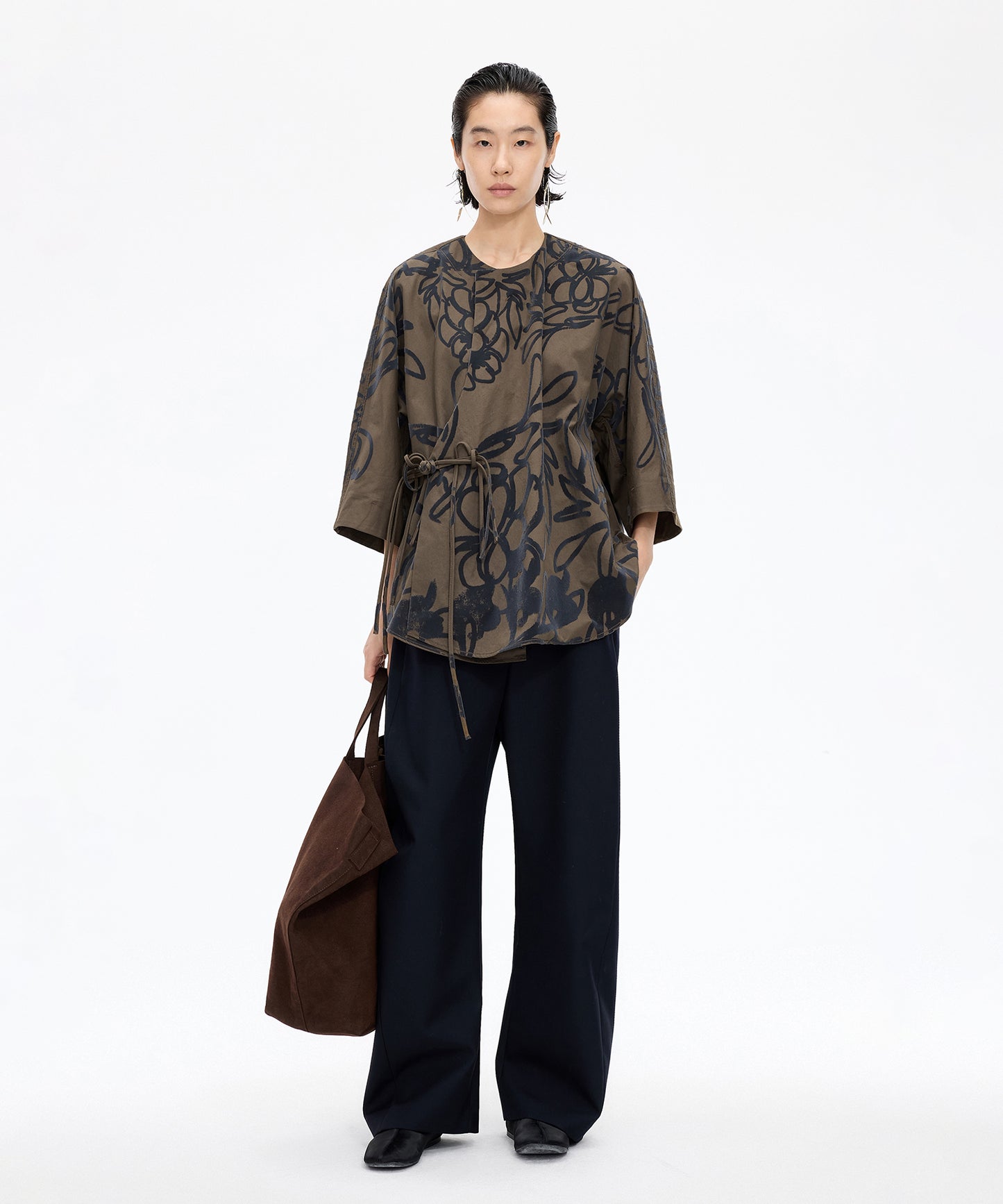 Flocked Floral Jacket