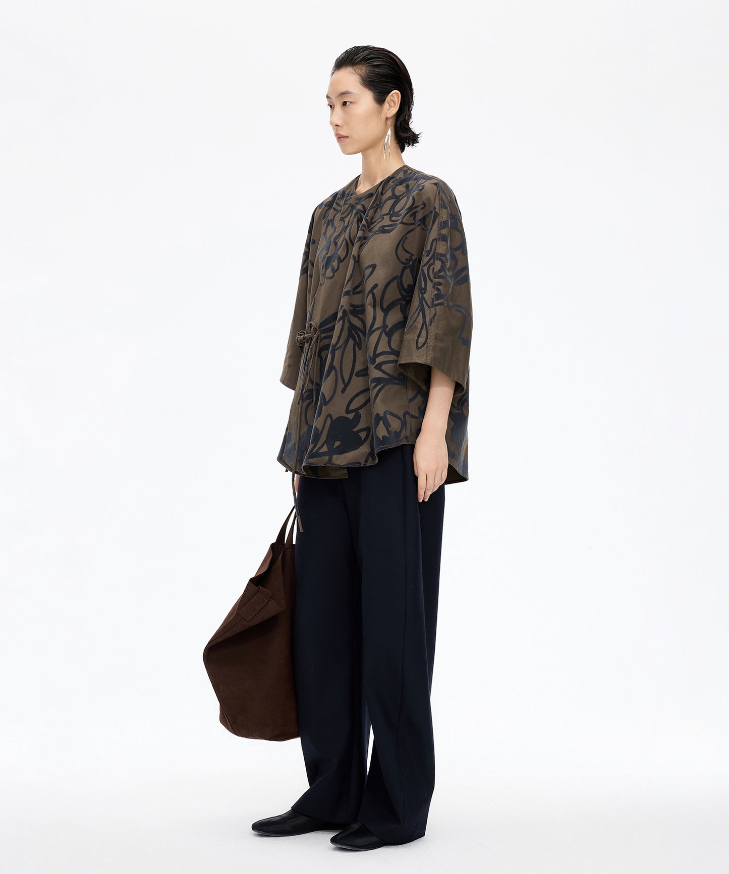 Flocked Floral Jacket