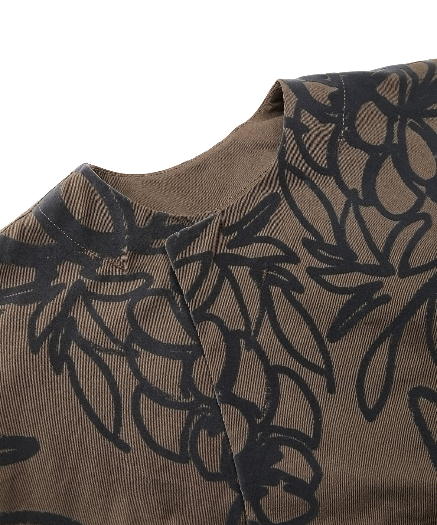 Flocked Floral Jacket