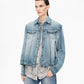 Flared Denim Jacket