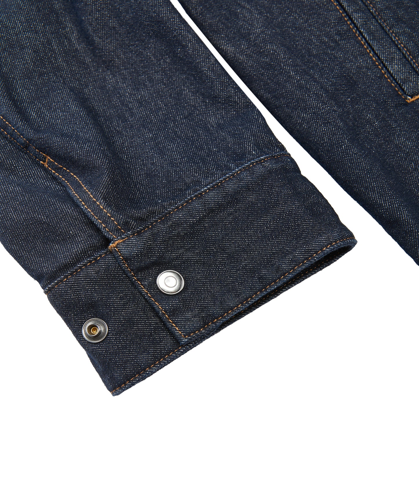 Scarf-Neck Denim Jacket