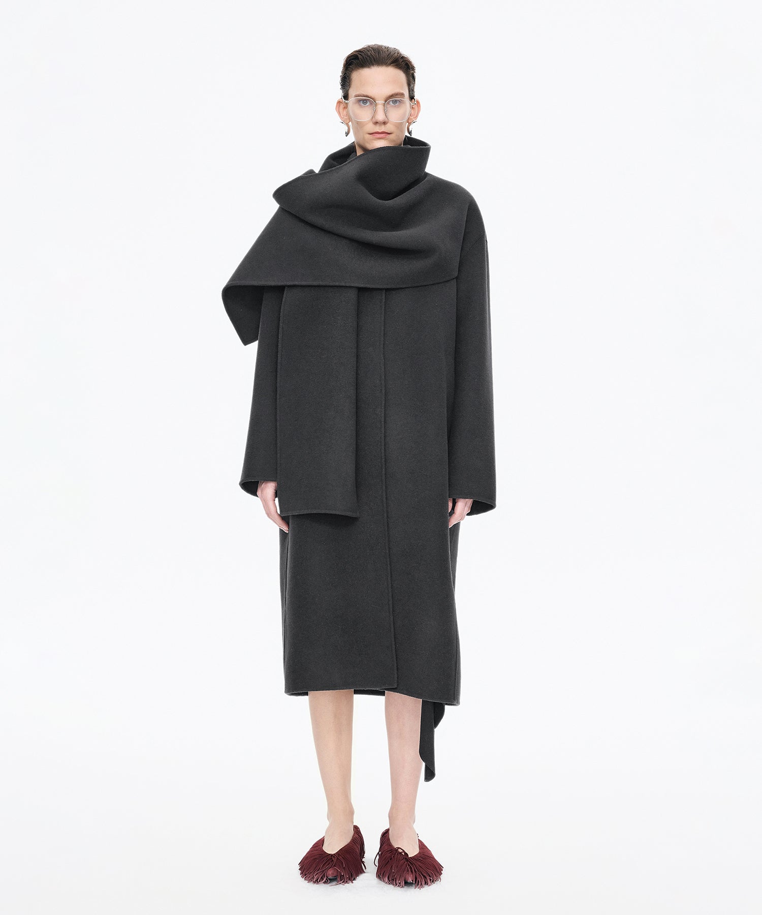 Dual Grace Scarf Coat