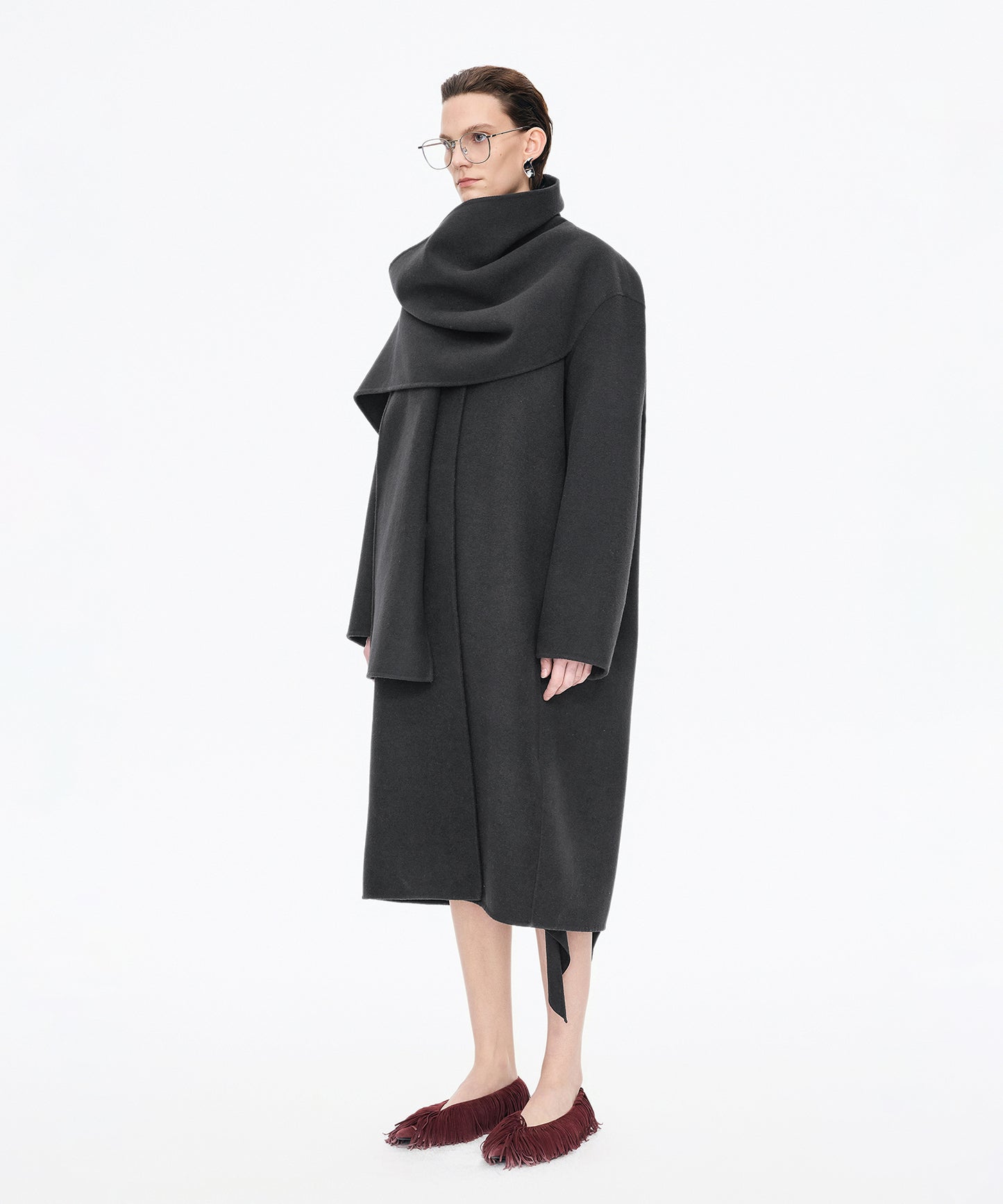 Dual Grace Scarf Coat
