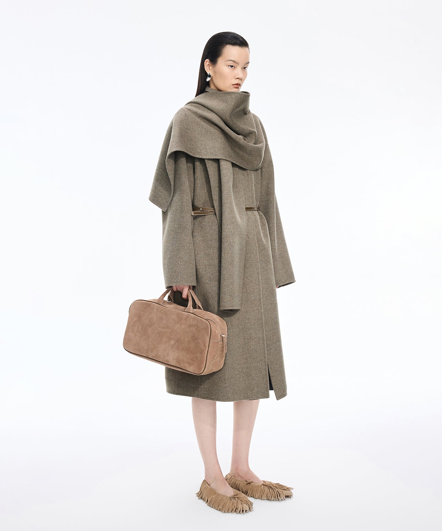 Dual Grace Scarf Coat