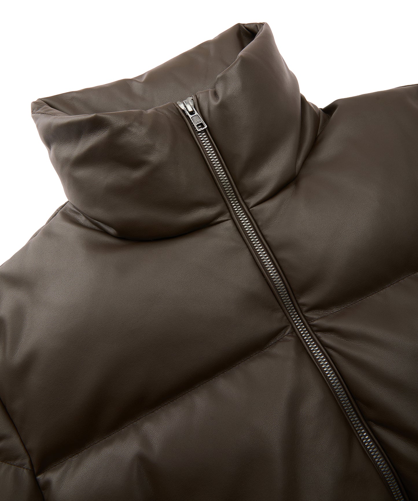 Faux Leather Short Down