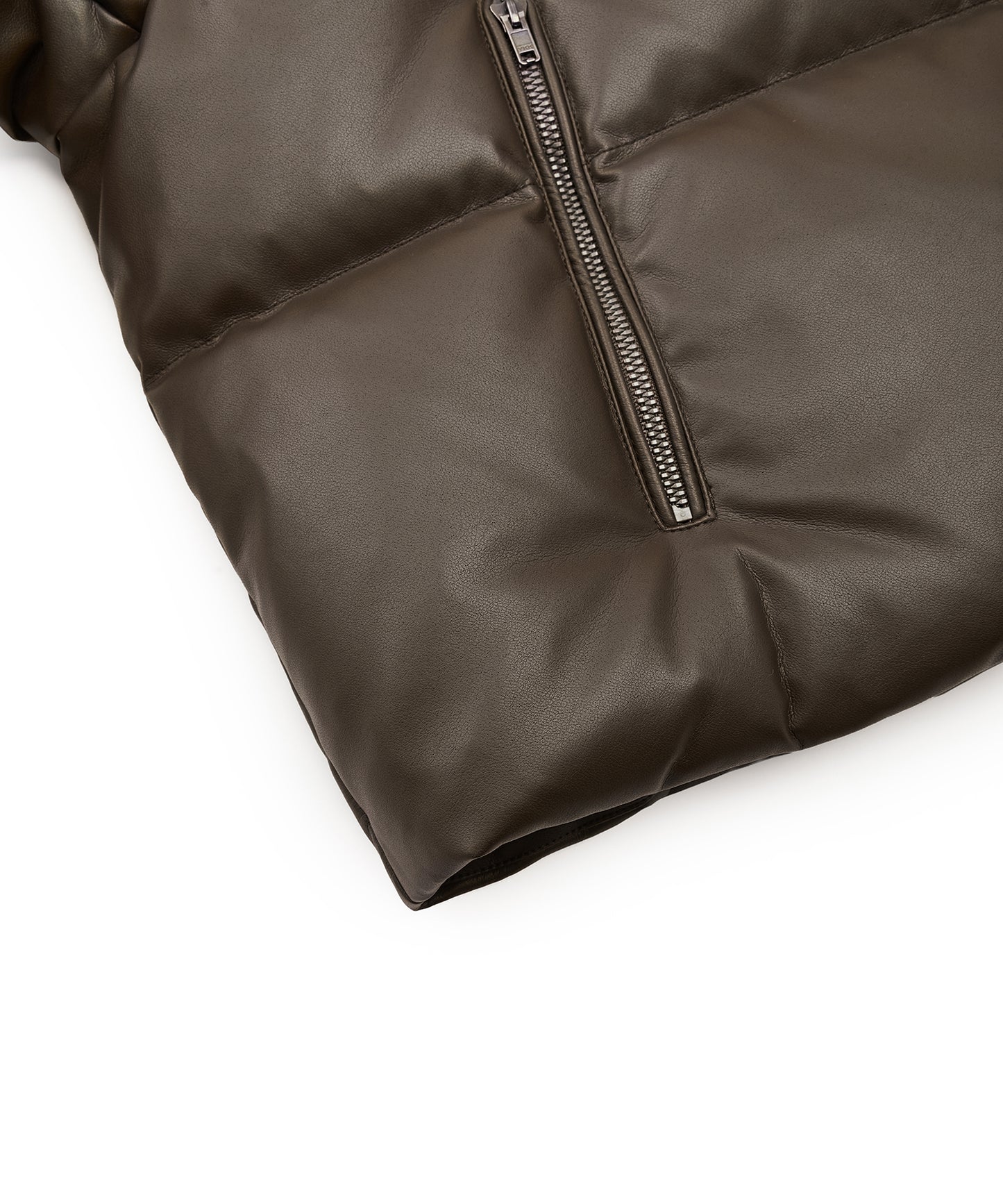 Faux Leather Short Down