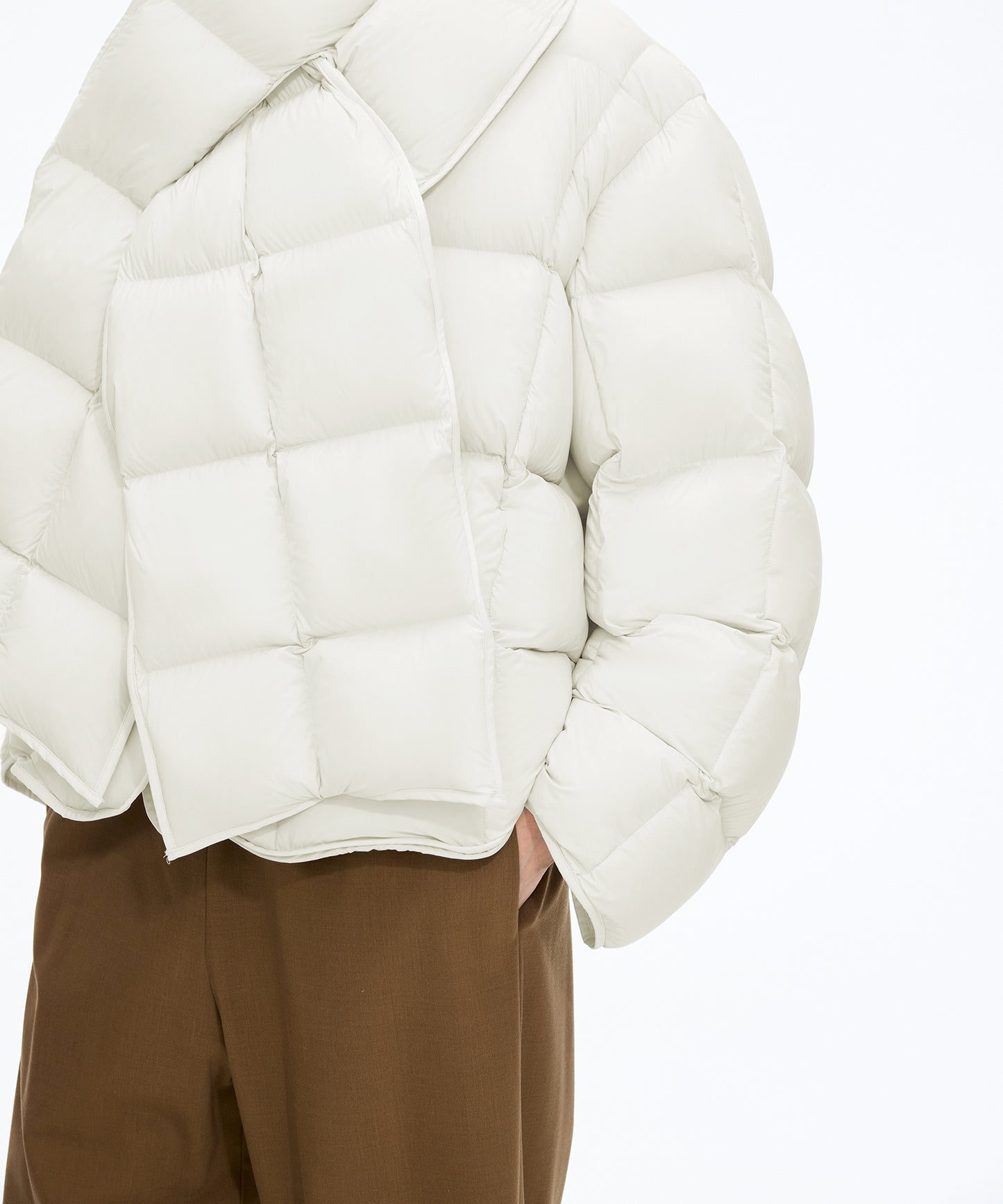 Detachable Scarf Down Jacket