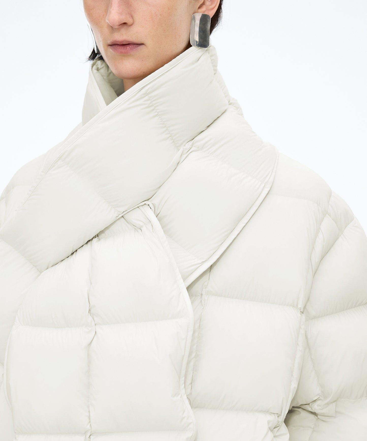 Detachable Scarf Down Jacket