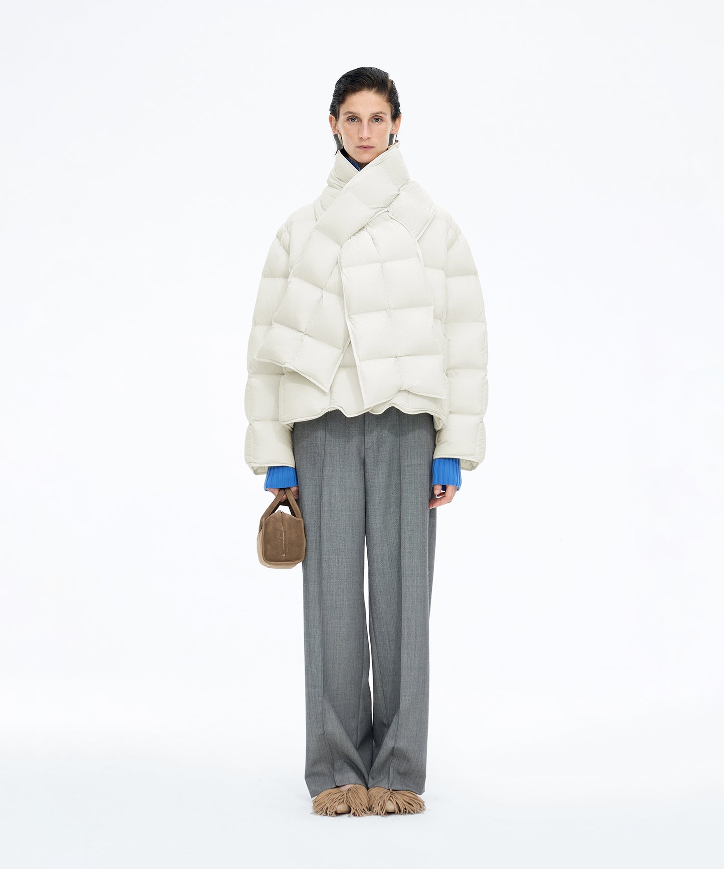 Detachable Scarf Down Jacket