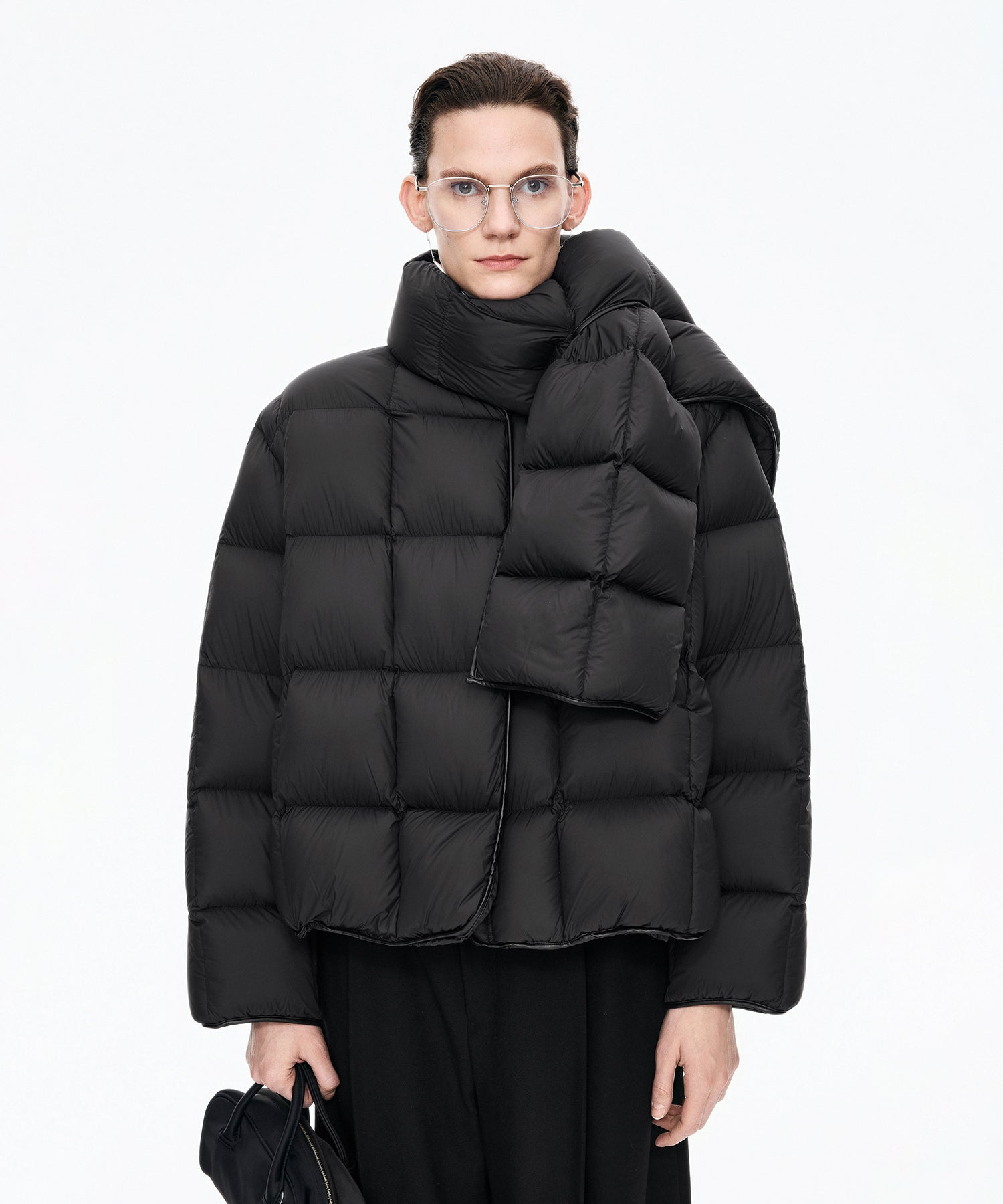 Detachable Scarf Down Jacket