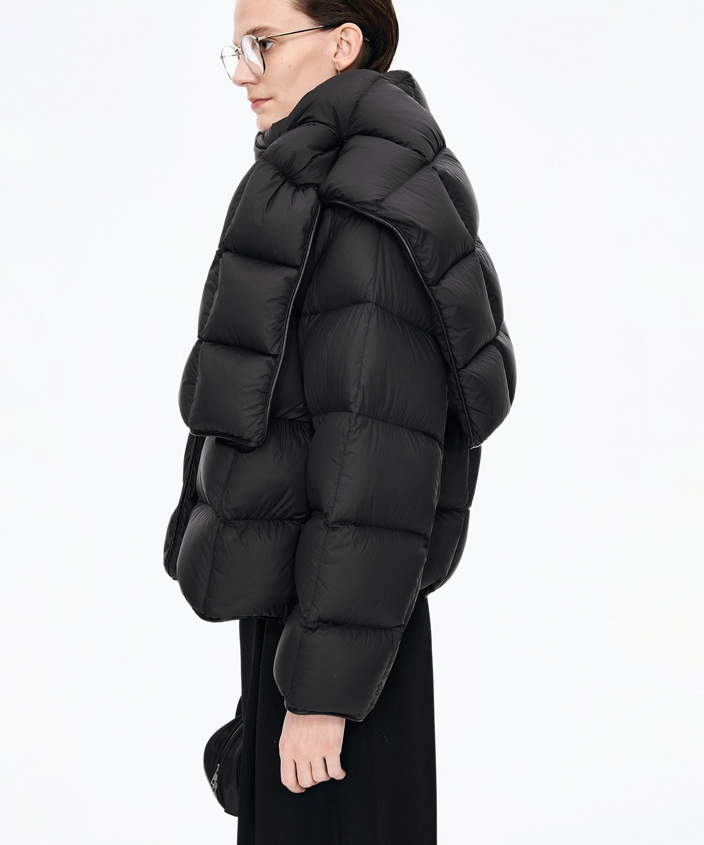 Detachable Scarf Down Jacket