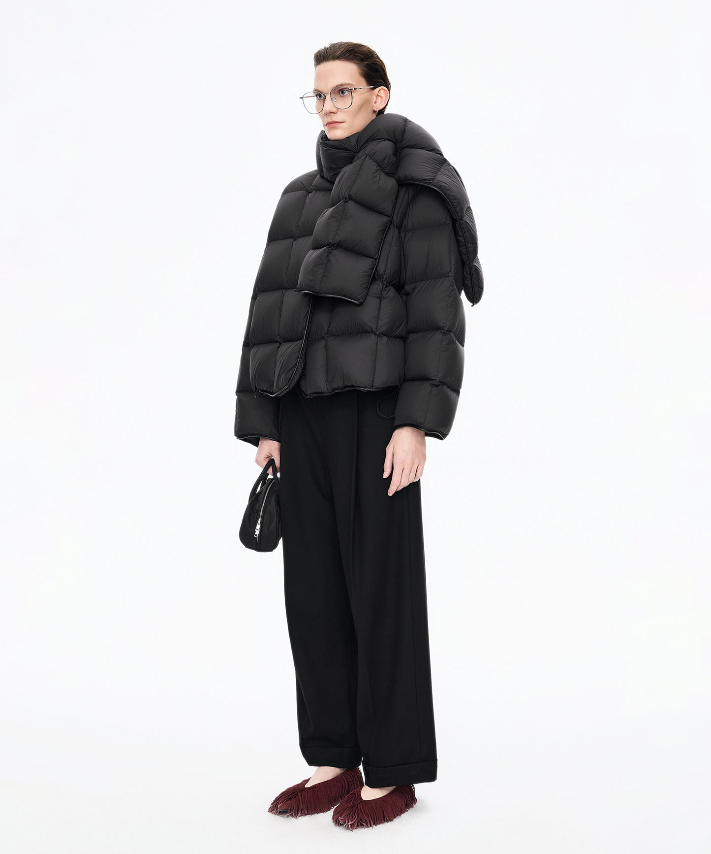 Detachable Scarf Down Jacket