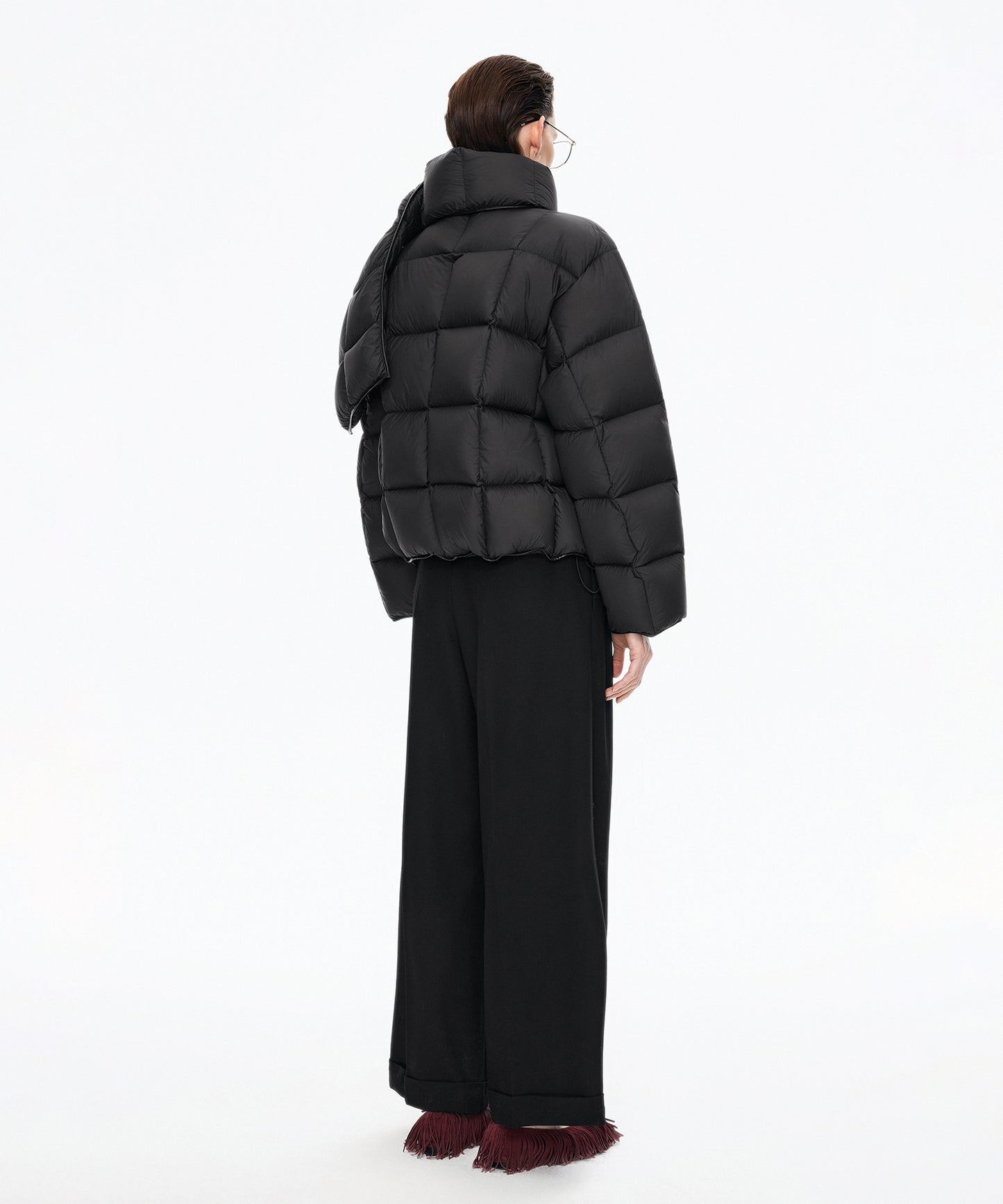 Detachable Scarf Down Jacket